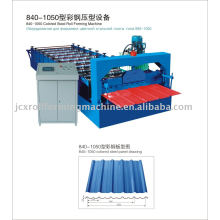 Colored steel roll forming machine